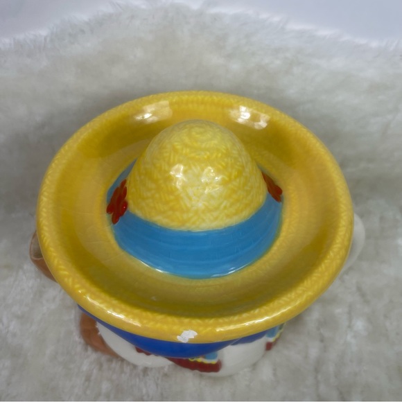 Sleeping Man Wearing Sombrero Teapot / Planter / Watering Jug - Picture 6 of 11